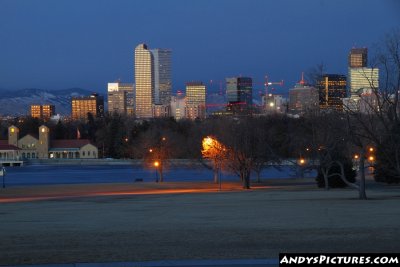 Denver at Night - from Denver Museum of Nature & Scienc