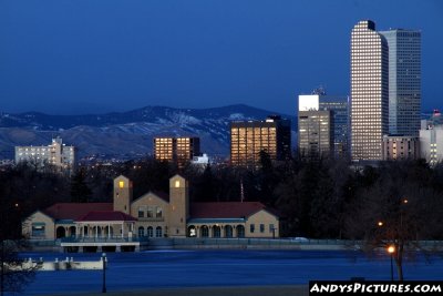 Denver at Night - from Denver Museum of Nature & Scienc