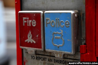 Fire & Police sign
