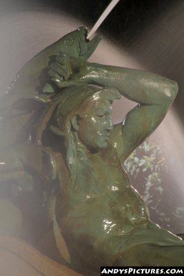 Swann Memorial Fountain at Night