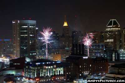 Baltimore at Night - It's a Waterfront Life Fireworks