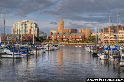 View of downtown Buffalo from the Marina