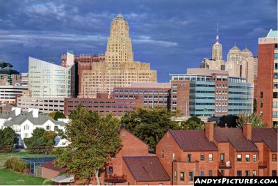 View of downtown Buffalo from the Marina Tower