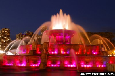 Buckingham Fountain at Night