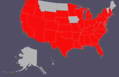 Updated map of U.S. Capitols Photographed