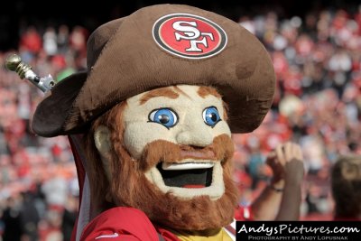 San Francisco 49ers mascot Sourdough Sam