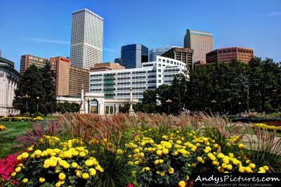 Downtown Denver from Civic Center Park