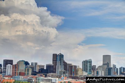 Downtown Denver from Sports Authority Field