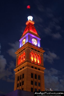 Denver at Night - D& F Tower