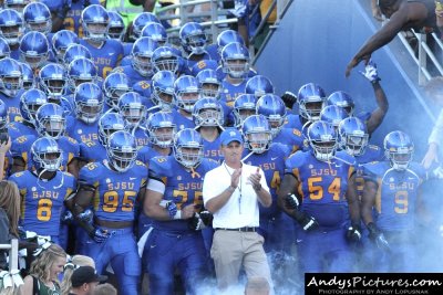 San Jose State Spartans head coach Ron Caragher