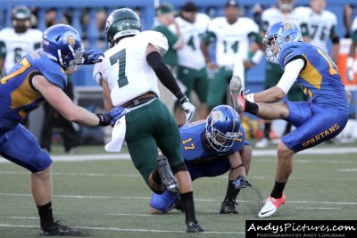 San Jose State PK Austin Lopez connects on a field goal