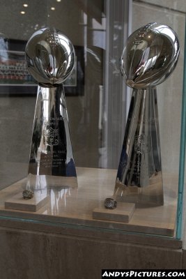 Denver Broncos Super Bowl Trophies