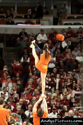 Illinois Fighting Illini cheerleaders