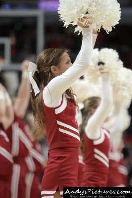 Indiana Hoosiers cheerleader