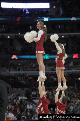 Indiana Hoosiers cheerleader