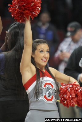 Ohio State Buckeyes cheerleader