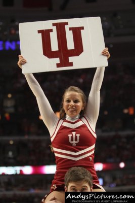 Indiana Hoosiers cheerleader