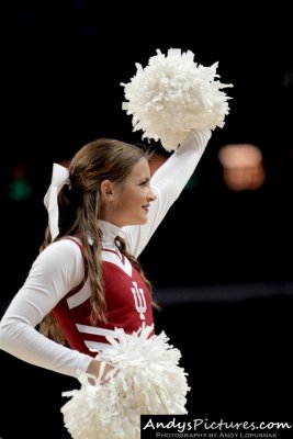 Indiana Hoosiers cheerleader