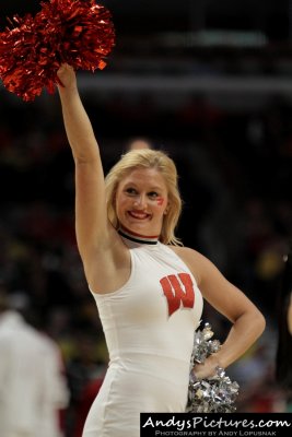 Wisconsin Badgers cheerleaders