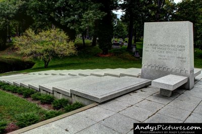 Frank Lloyd Wright's Blue Sky Mausoleum (Forest Lawn Cemetery)