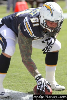 San Diego Chargers center Nick Hardwick