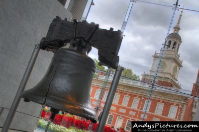 The Liberty Bell and Independence Hall