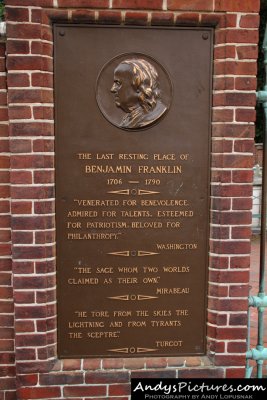 Benjamin Franklins Grave