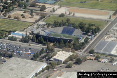 Aerial of Spartan Stadium
