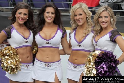 Baltimore Ravens cheerleaders