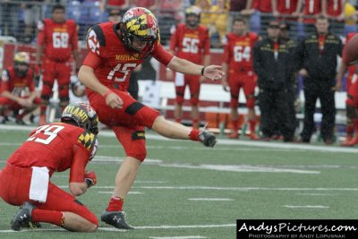 Maryland Terrapins kicker Brad Craddock