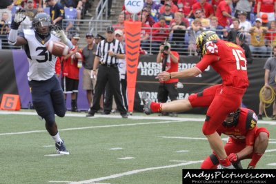 Maryland Terrapins kicker Brad Craddock