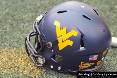 West Virginia Mountaineers helmet