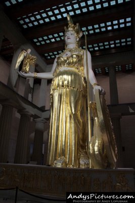Nashville's Parthenon - statue of Athena