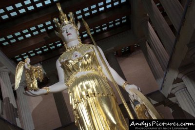 Nashville's Parthenon - statue of Athena