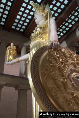 Nashville's Parthenon - statue of Athena