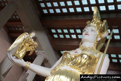Nashville's Parthenon - statue of Athena