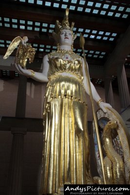 Nashville's Parthenon - statue of Athena