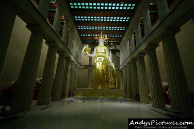 Nashville's Parthenon - statue of Athena