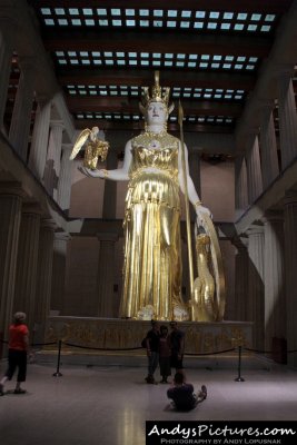 Nashville's Parthenon - statue of Athena