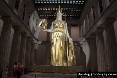Nashville's Parthenon - statue of Athena