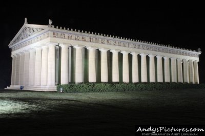 Nashville's Parthenon at Night