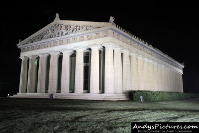 Nashville's Parthenon at Night