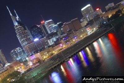 Downtown Nashville at Night
