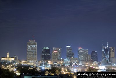 Nashville at Night from Baptist Hospital