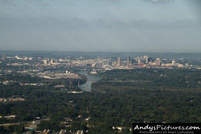 Aerial of Nashville, Tennessee