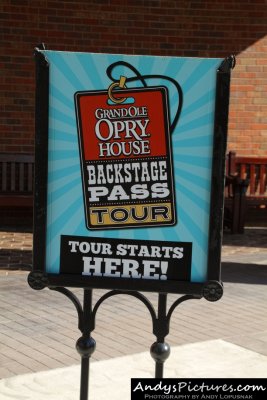 Grand Ole Opry Backstage Pass Tour