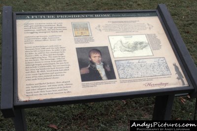 Hermitage sign: A Future President's Home