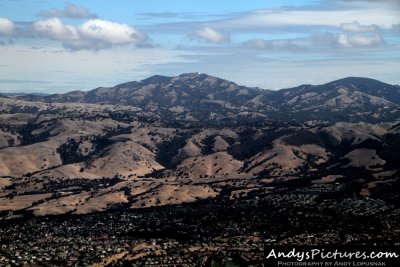 Aerial of San Jose's Lick Observatory