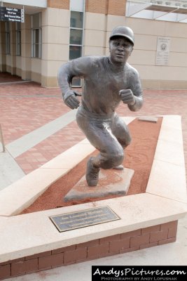 Joe Morgan statue in front of Great American Ball Park
