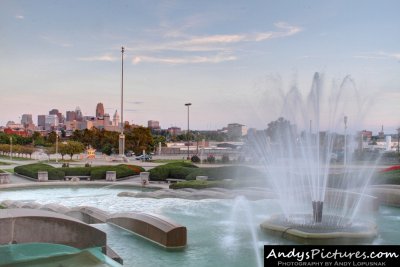 Downtown Cincinnati from Union Terminal